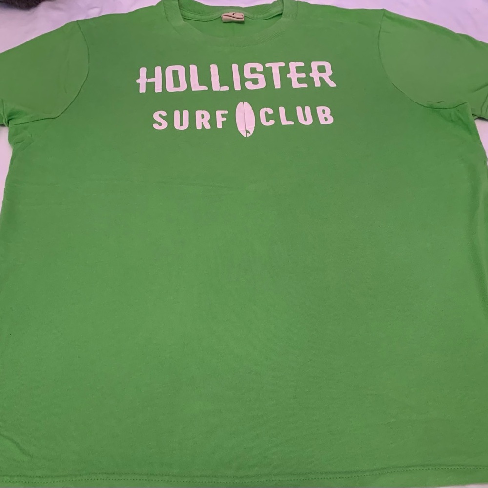 Mens Hollister T-Shirt …100% cotton Large. Green